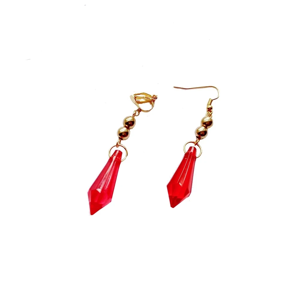 Серьги-гвоздики Genshin для косплея ювелирные изделия поклонников уха