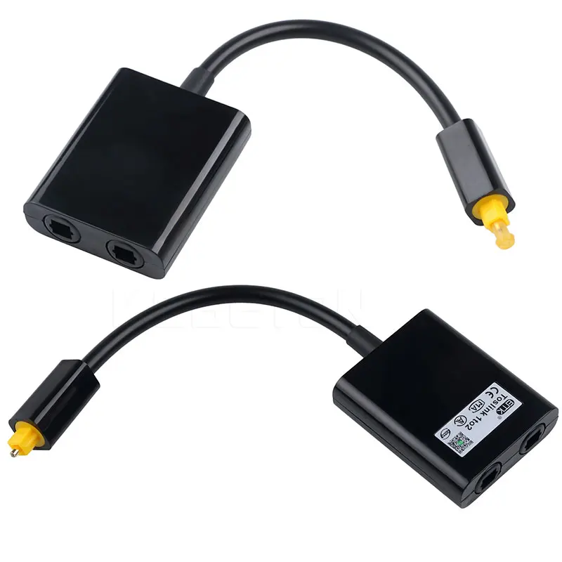 Мини USB 1 точка 2 Toslink Волоконно-оптический кабель аудиокабель micro Папа-папа с