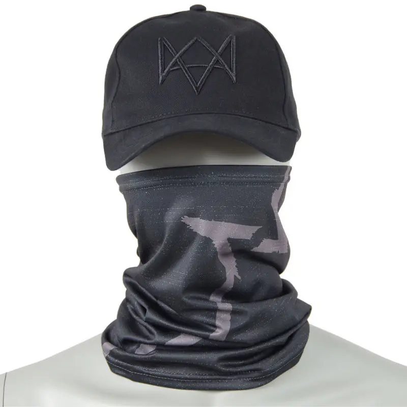 Оптовая продажа маска + Кепка для собак костюм Aiden Pearce бейсбольная кепка