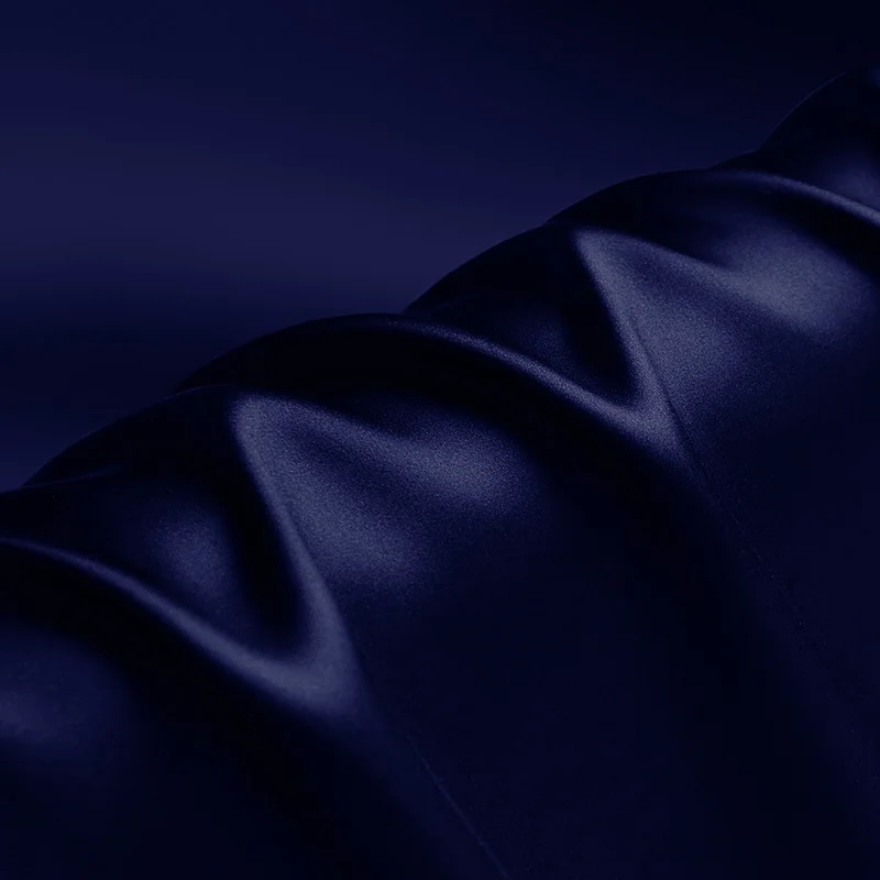 

Natural Mulberry Stretch Satin (90% Silk+10% Spandex)16 19m/m Thick 42.5"( 108cm) 55"(140cm) Width Sodalite Blue Silk Fabric