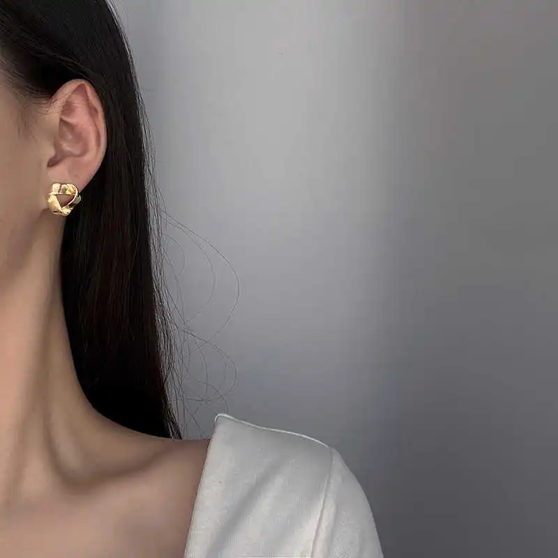 

Cool Irregular Ear 2021 Office Recommend Earrings for Girls European Bridal