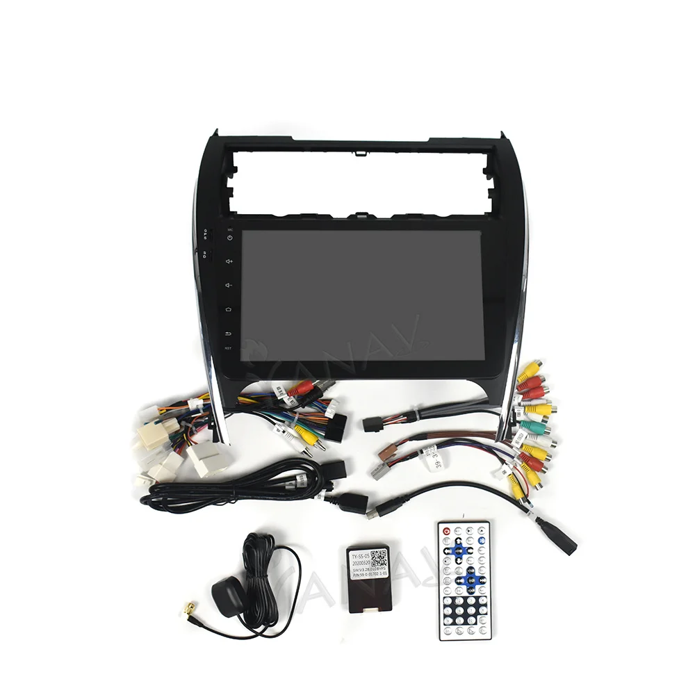 구매 2 Din GPS 스테레오 수신기 Toyota Camry 2012-2015 용 무선 카 라디오 Carplay 내장 된 자동 멀티미디어 비디오 GPS 네비게이션