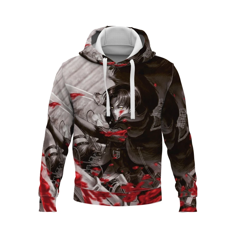 

Hot Attack On Titan Hoodies Anime Cartoon 3d Print Sweatshirts Men Women Streetwear Oversized Hoodie Kids Fashion Tops Tracksuit