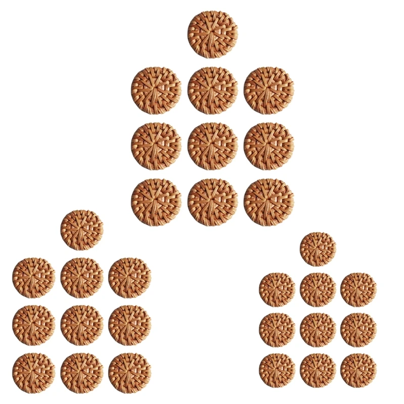 10 шт. плетеные геометрические круглые браслеты из натурального