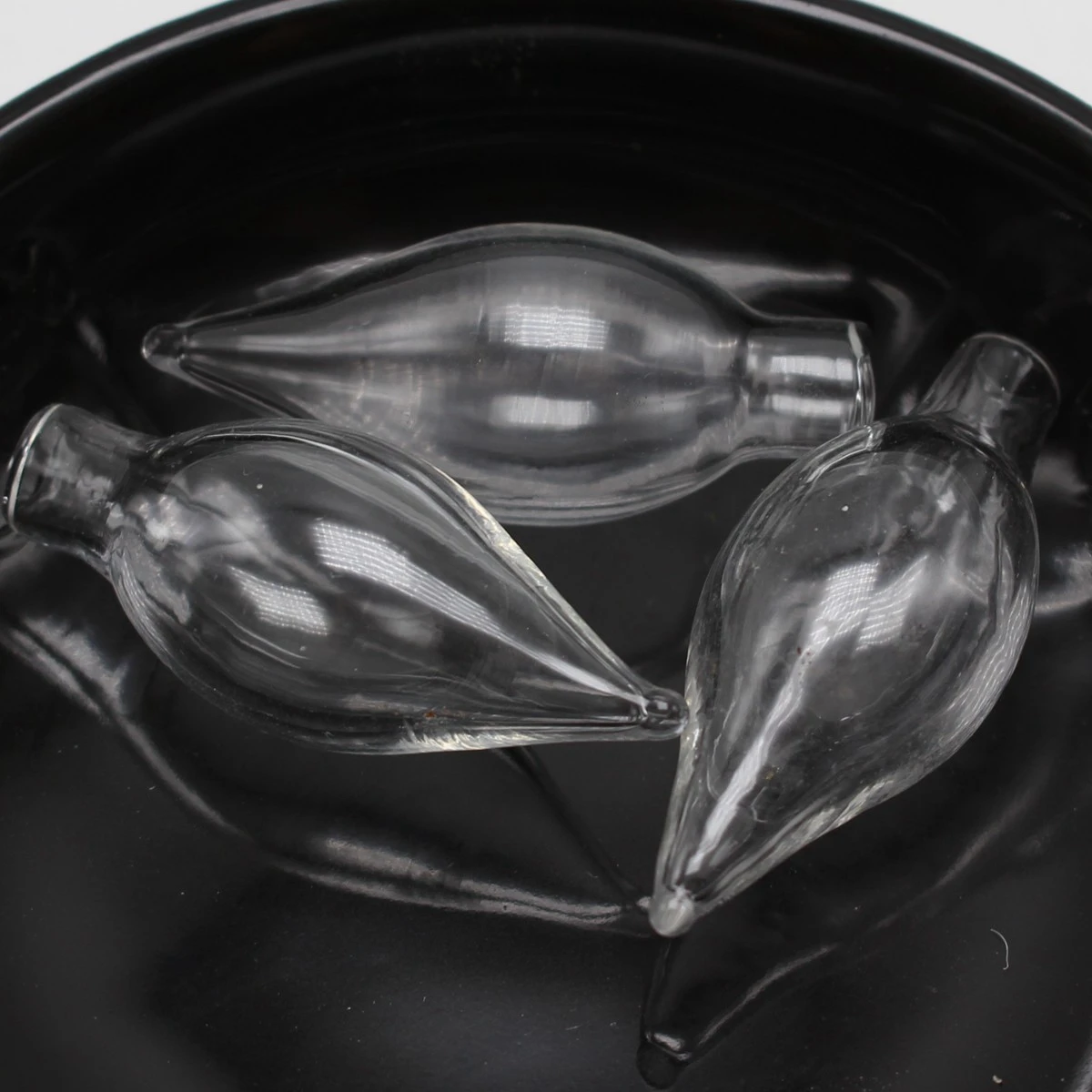 2 Sets Clear Empty 3D Teardrop Glass Bottle Vials Charm Pendants 16X38mm Memory Locket | Украшения и аксессуары