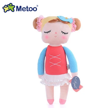 Цвет: желтый Metoo на подкладке из плюша и мягкие милые милый кролик Животные для Для детей игрушки кукла Анджела для девочек на день рождения; Рождественский подарок фруктовой серией - Цвет: Цвет: желтый