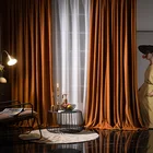 Роскошные современные плотные бархатные шторы блэкаут для окон, занавески для гостиной, спальни, домашний декор
