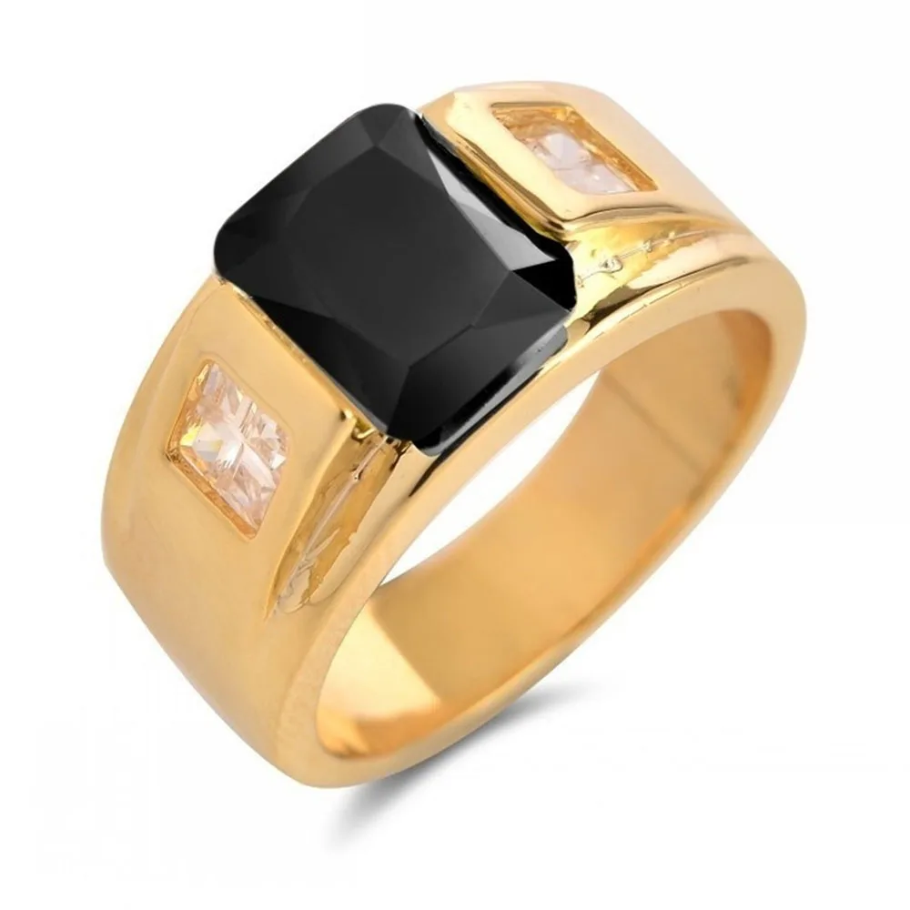 

New 2021 Hot selling European and American trendy men's personality fashion jewelry gold ring men's ring