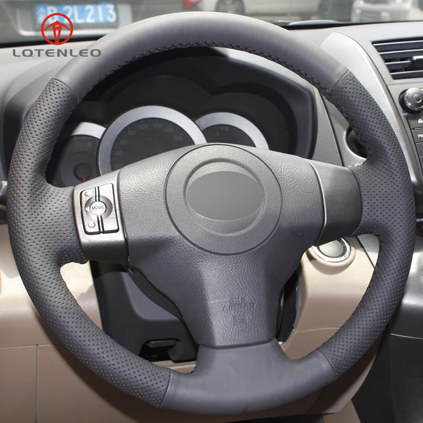 Оплетка руля LQTENLEO из искусственной кожи для Toyota RAV4 2006-2012 Vios 2008-2013 Yaris 2007-2011 |