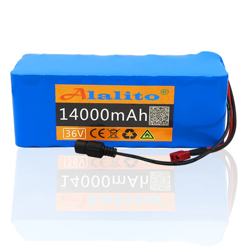 36V батарея 10S4P 14h аккумулятор 500W высокой мощности 42V 14000mAh Ebike Электрический