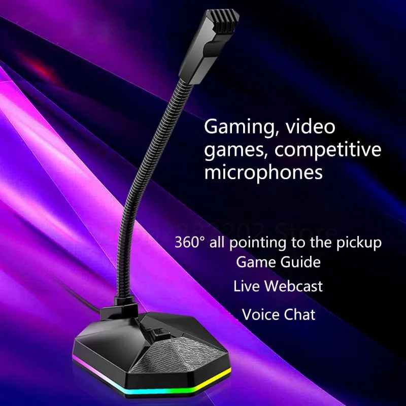 

Игровой офисный микрофон, USB 3,5 мм, версия для записи общения, микрофон для настольного ПК, компьютера с регулировкой громкости