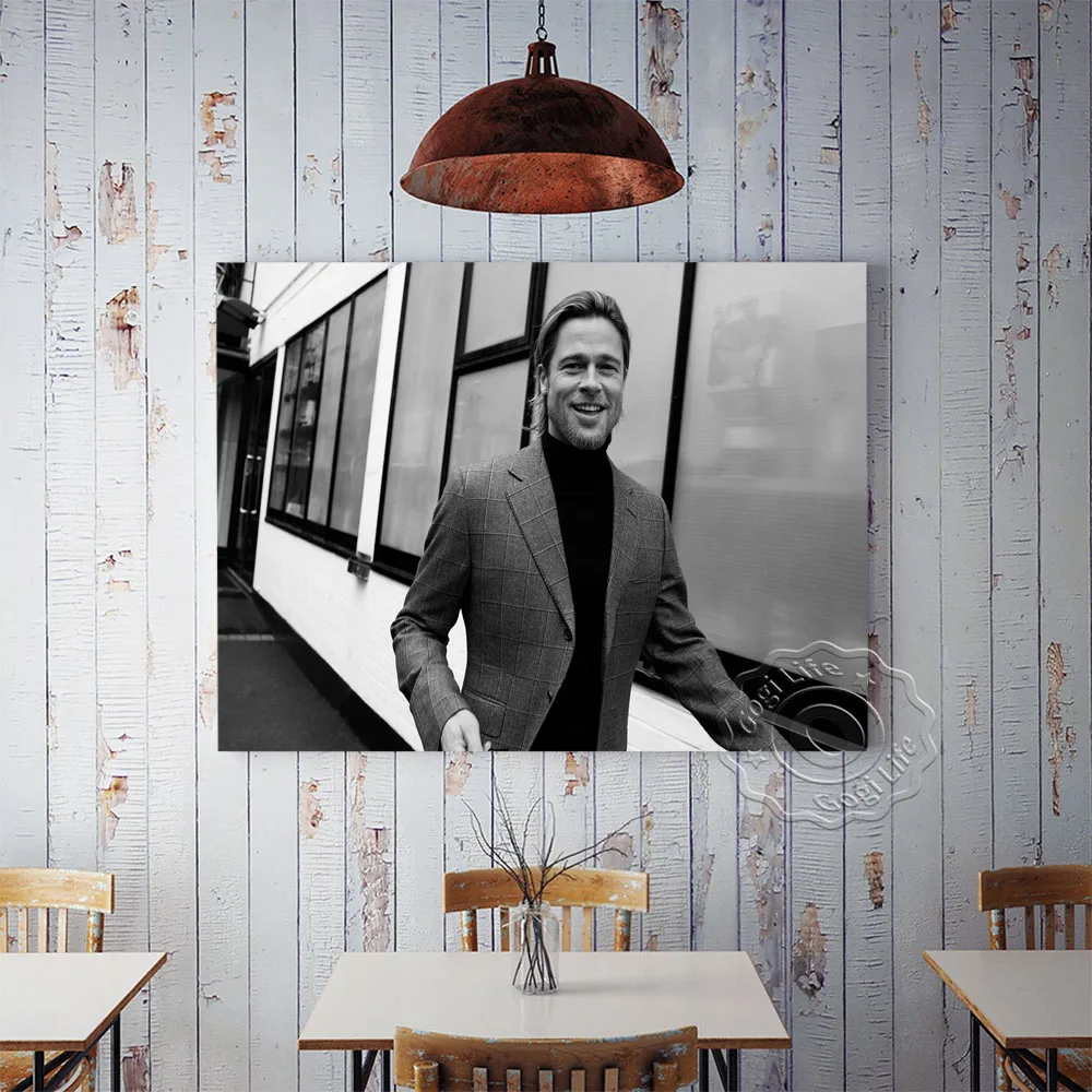 Кинозвезда Брэд Питт-потсер настенное искусство актера принты Брэда Питта