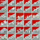 Серьги-гвоздики женские из серебра 925 пробы