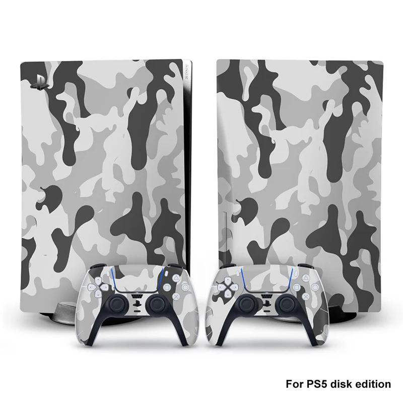 Новая Виниловая наклейка для PS5 аксессуары защитная оболочка консоли PlayStation 5 Disk