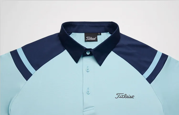 

Golf Apparel Men's Short-sleeved T-shirt Polo Shirt Outdoor Sports Sweat-Absorbent GOLF Jersey