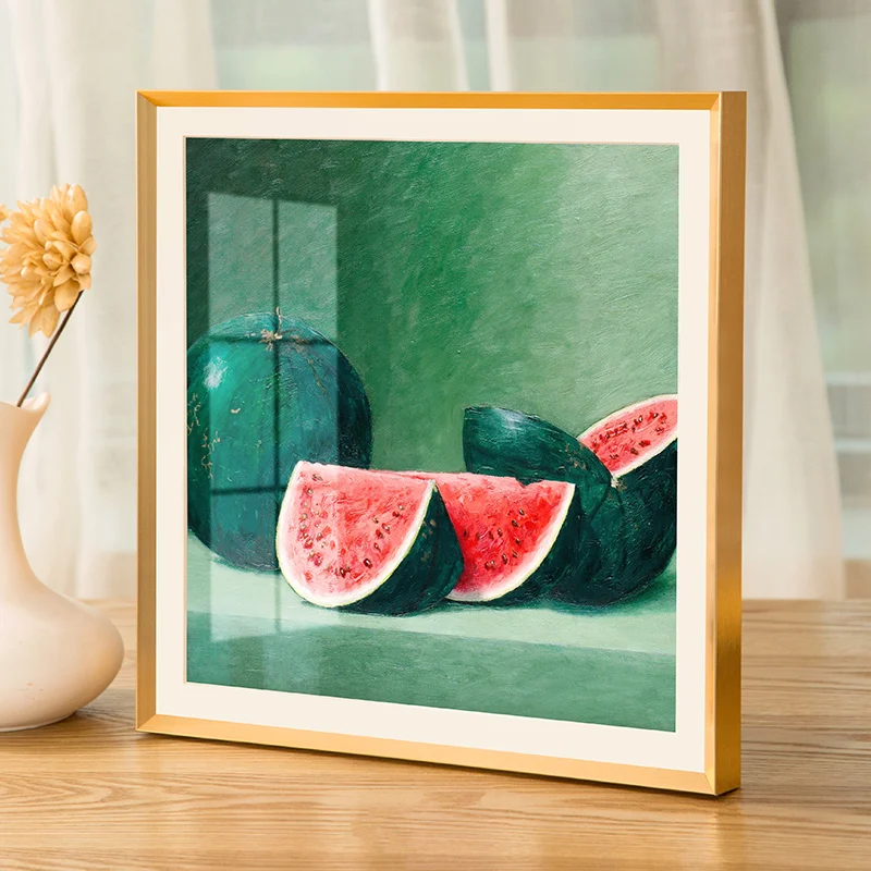 

Modern Simple Photo Frame Metal Creative Picture Holder Nordic Shadow Box Frame Living Room Marcos Para Fotos Home Decor DA60XK