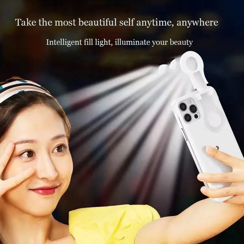 for iphone series huawei p40 mate smart fill light case for12 11 fill light ring light flash case stable shell for iphone xr free global shipping