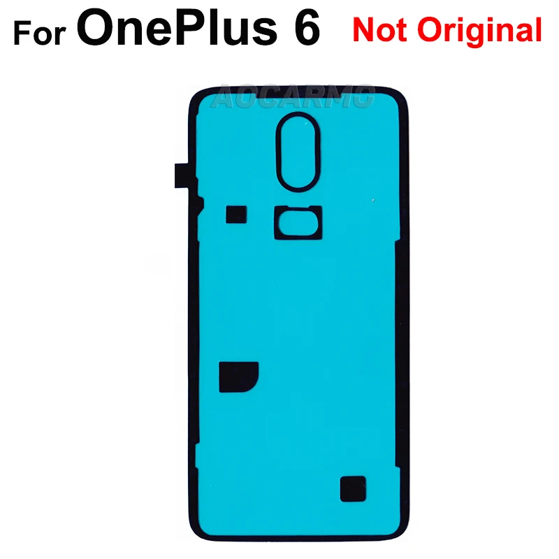 Aocarmo 5 шт./лот для OnePlus 6 1 + задняя крышка батарейного отсека клейкая лента