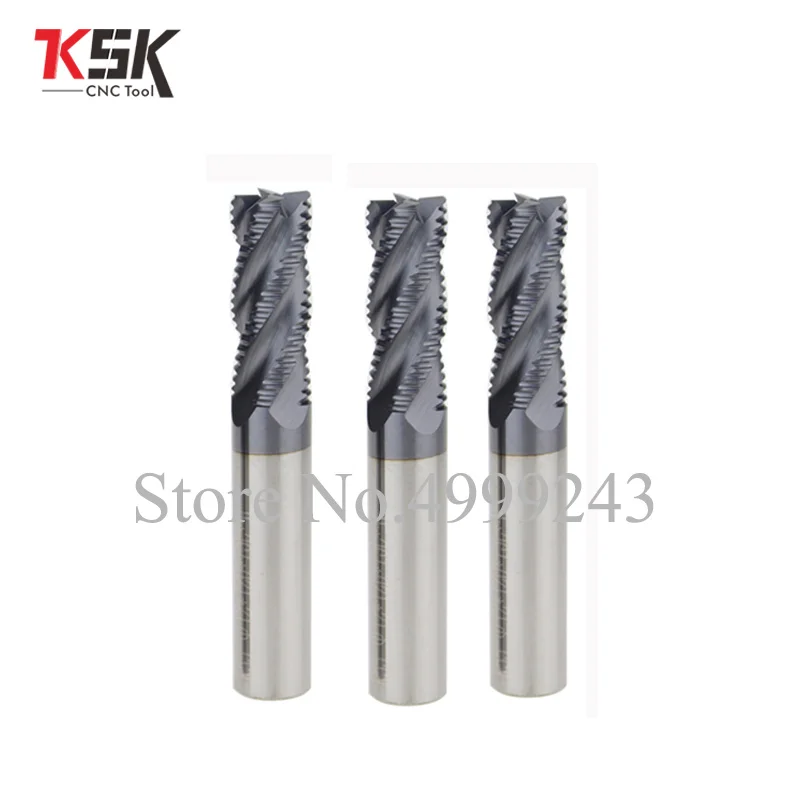 

long tool life 4 Flutes Milling tools Roughing End Mill cutter 3MM 4MM 6MM 8MM 10MM 12MM 14mm 16mm Rough cutter CNC router bits