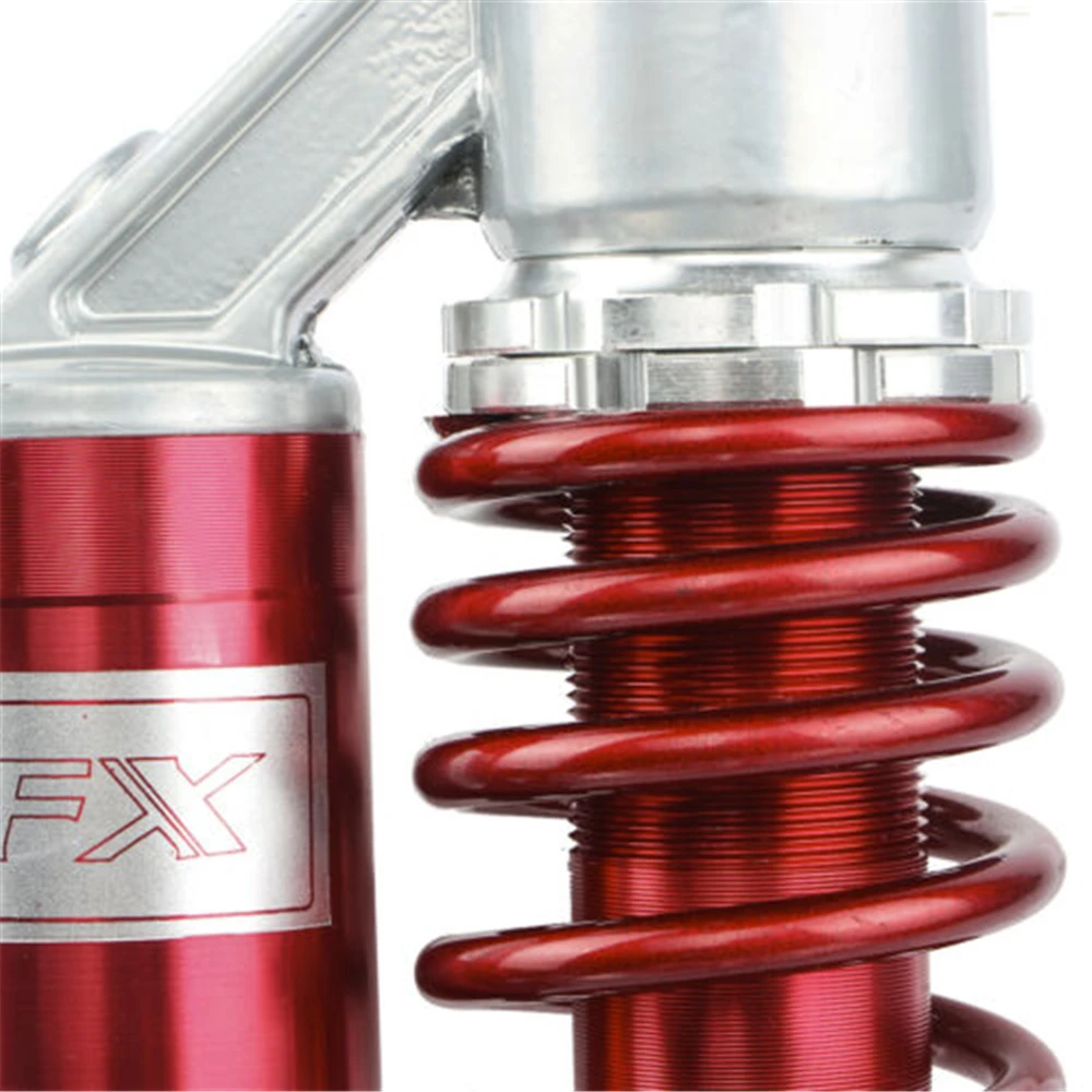 

13.5" 340mm A Pair Air Shocks Absorber eye to eye Motorcyc ATV Gokart Red Newly
