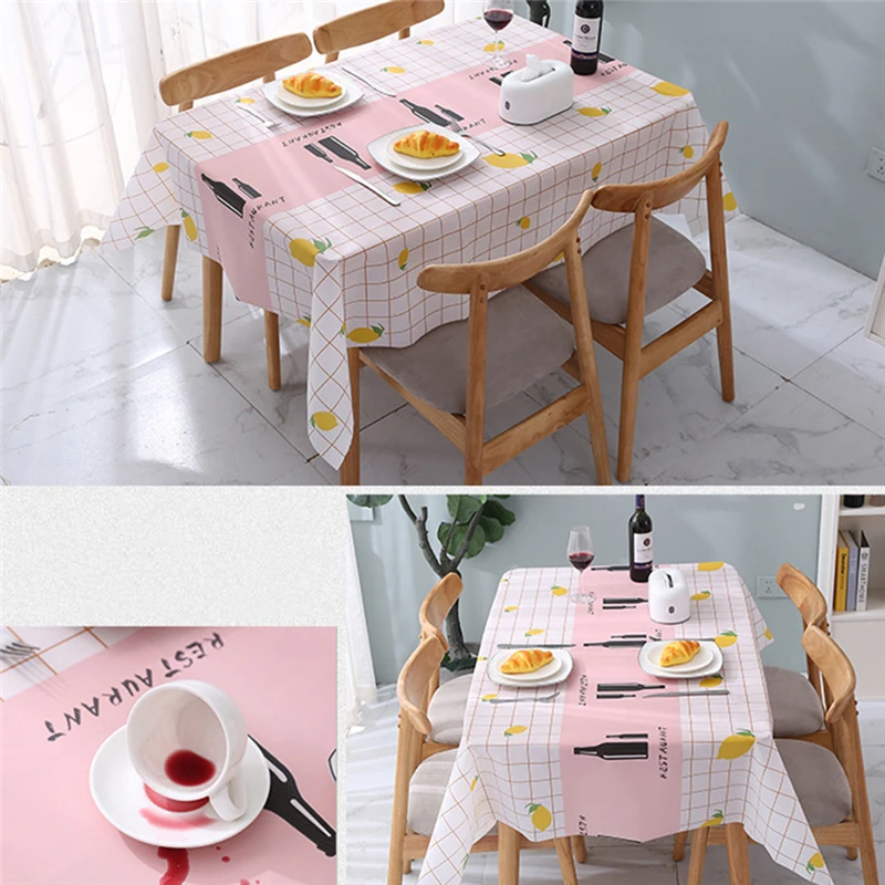 Водонепроницаемая скатерть с тропическими банановыми листьями декоративное