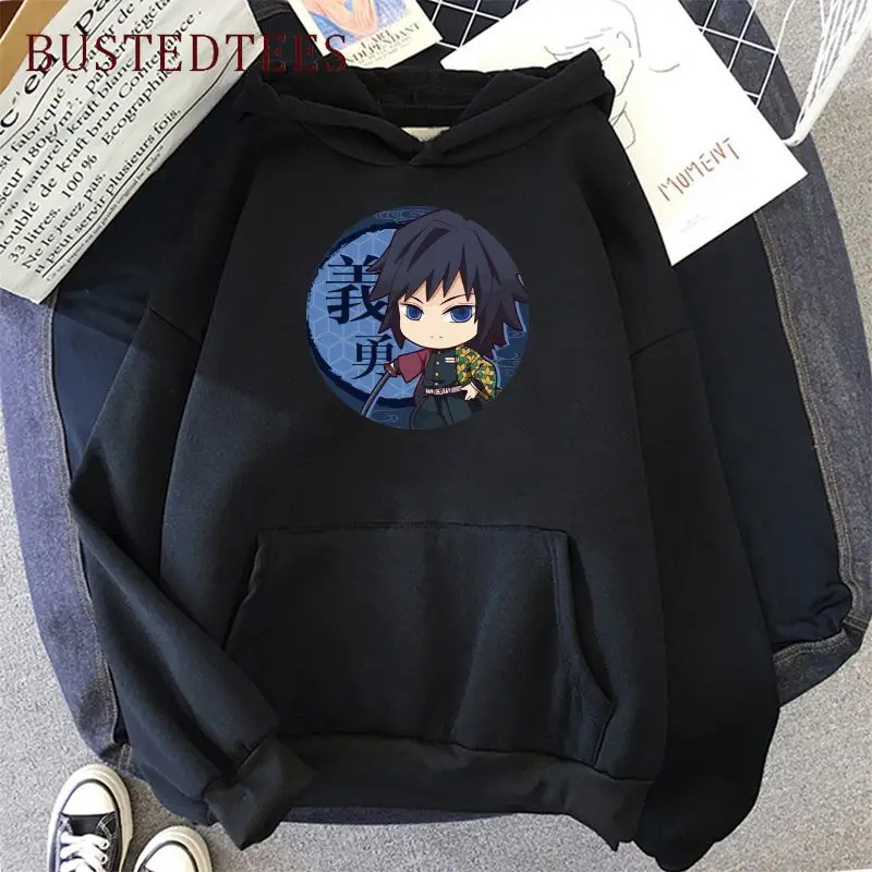 

Demon Slayer Kimetsu No Yaiba Women's Clothing Anime Kawaii Autumn Winter Hoodies Sweatshirts Harajuku Long Sleeve Pullovers Top