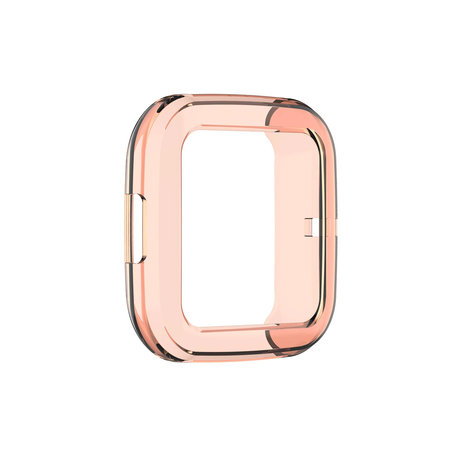 100 шт./лот прозрачный силикон чехол для Fitbit Versa 2 Смарт часы защитный чехол Сменные аксессуары ремешок для часов 6 цветов