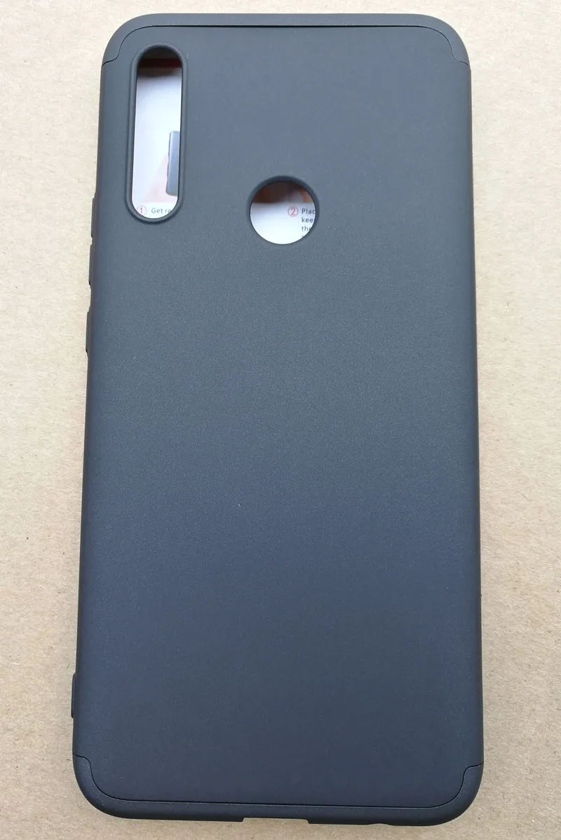 Чехол gkk для huawei P Smart Z с полной защитой - Цвет: Black