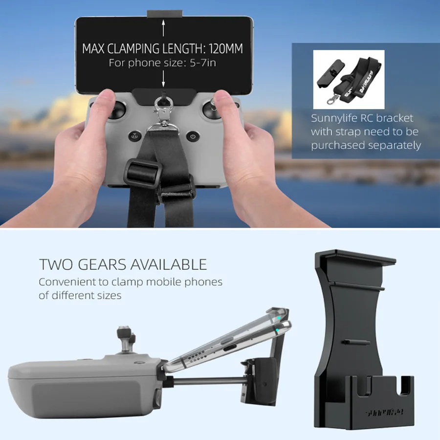 Держатель контроллера дрона Mavic AIR 2 крепление для пульта дистанционного