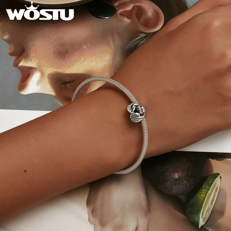 Подвеска-бусина женская из серебра 925 пробы C575 | Украшения и аксессуары