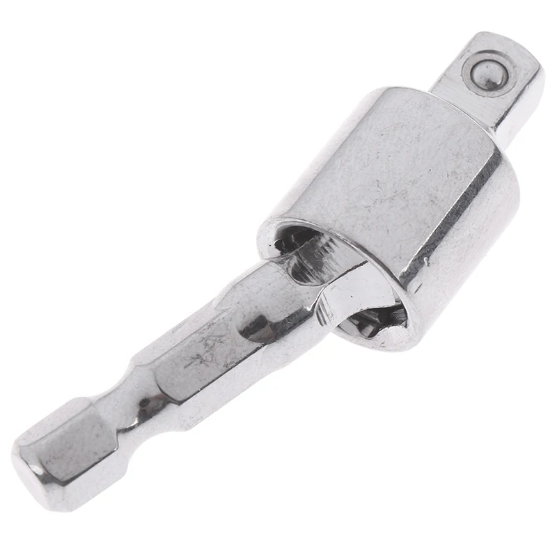 

360 Degree 1/2 1/4 3/8 Wind Batch Electric Wrench Hex Handle To Square Head Sleeve Conversion Tool Connecting Rod