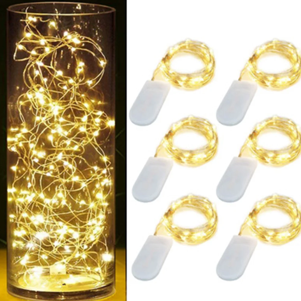 

Светодиодная гирлянда, 2 м, 20 светодиодов, на батарейках