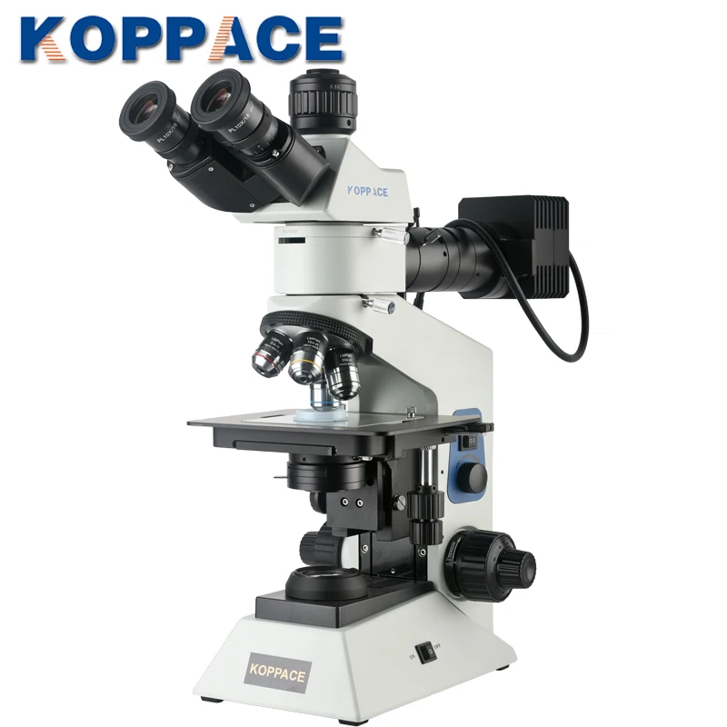 Окуляр Тринокулярный металлургический микроскоп KOPPACE 50X 500X PL10X транфлективная