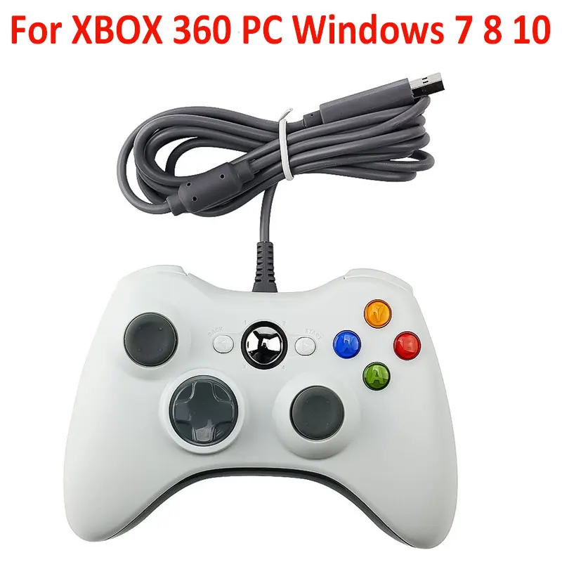 Для Xbox 360 контроллер USB проводной Вибрационный геймпад джойстик для ПК Windows 7/8/10
