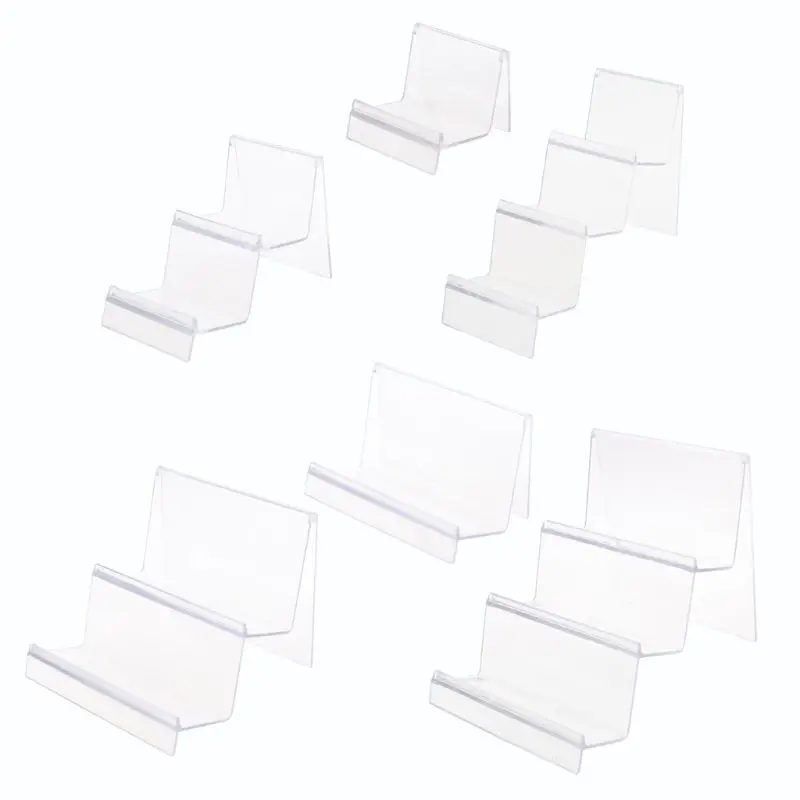 

2021 New Clear Acrylic Wallet Display Stand Holder Leather Handbag Purse Jewelry Stand 2020 trend