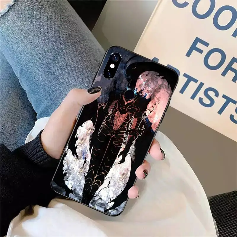 

Japan solo leveling anime Phone Case For Xiaomi Redmi note 7 8 9 t max3 s 10 pro lite