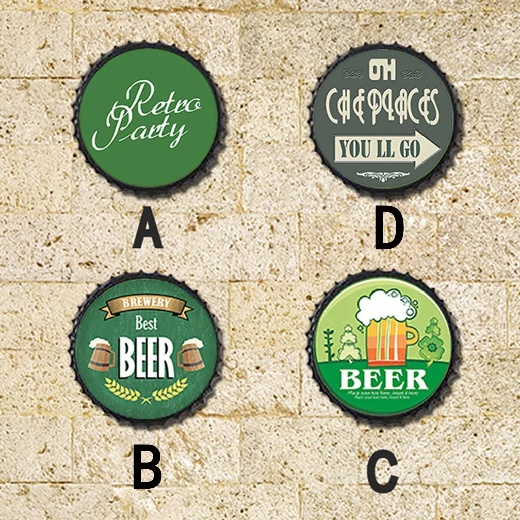 Оригинальная пивная бутылка домашняя креативная металлическая жестяная Крышка