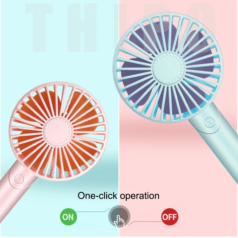 

Portable Mini Handheld Fan USB Rechargeable Cooling Desk Aroma Fan with Phone Holder DJA99