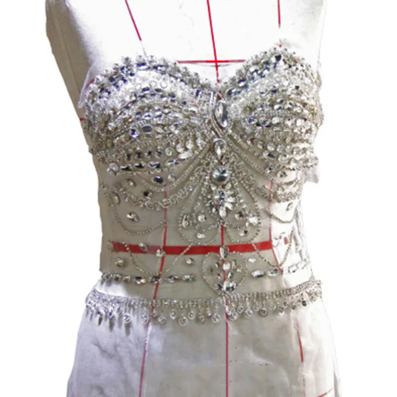 Polaris Jet Black Glass Water-Droplets Silver Bottom Sew On Rhinestones Handicraft For Decoration/Garment Accessory | Дом и сад