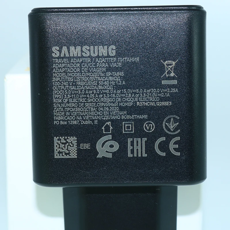 Зарядное устройство USB Type-C 45 Вт для Samsung Galaxy Note10 Plus Note 10 + EP-TA845 версия A91 | Мобильные