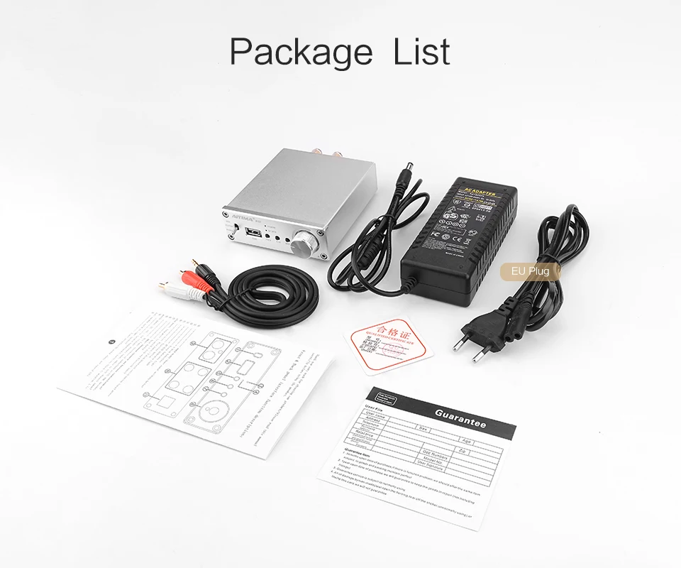 AIYIMA HIFI TPA3116 Bluetooth 5,0 усилитель мощности стерео цифровой слуховой аппарат 50 Вт* 2 AUX домашний кинотеатр Усилители звука Amp