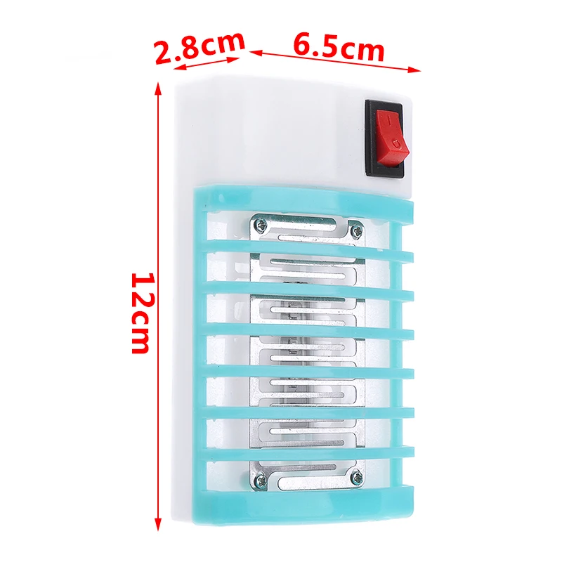 

Mayitr 1pc Household Plug-in Mini Mosquito Repellent High Quality LED Lamp Fly Trap Night Light For Home Hotel Restaurant