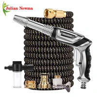 new high pressure washer water gun garden hose set with foam pot car wash nozzle power sprinkler pvc plastic pipe cleaning tools