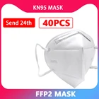 Маска ffp2 одноразовая с фильтром для защиты от пыли