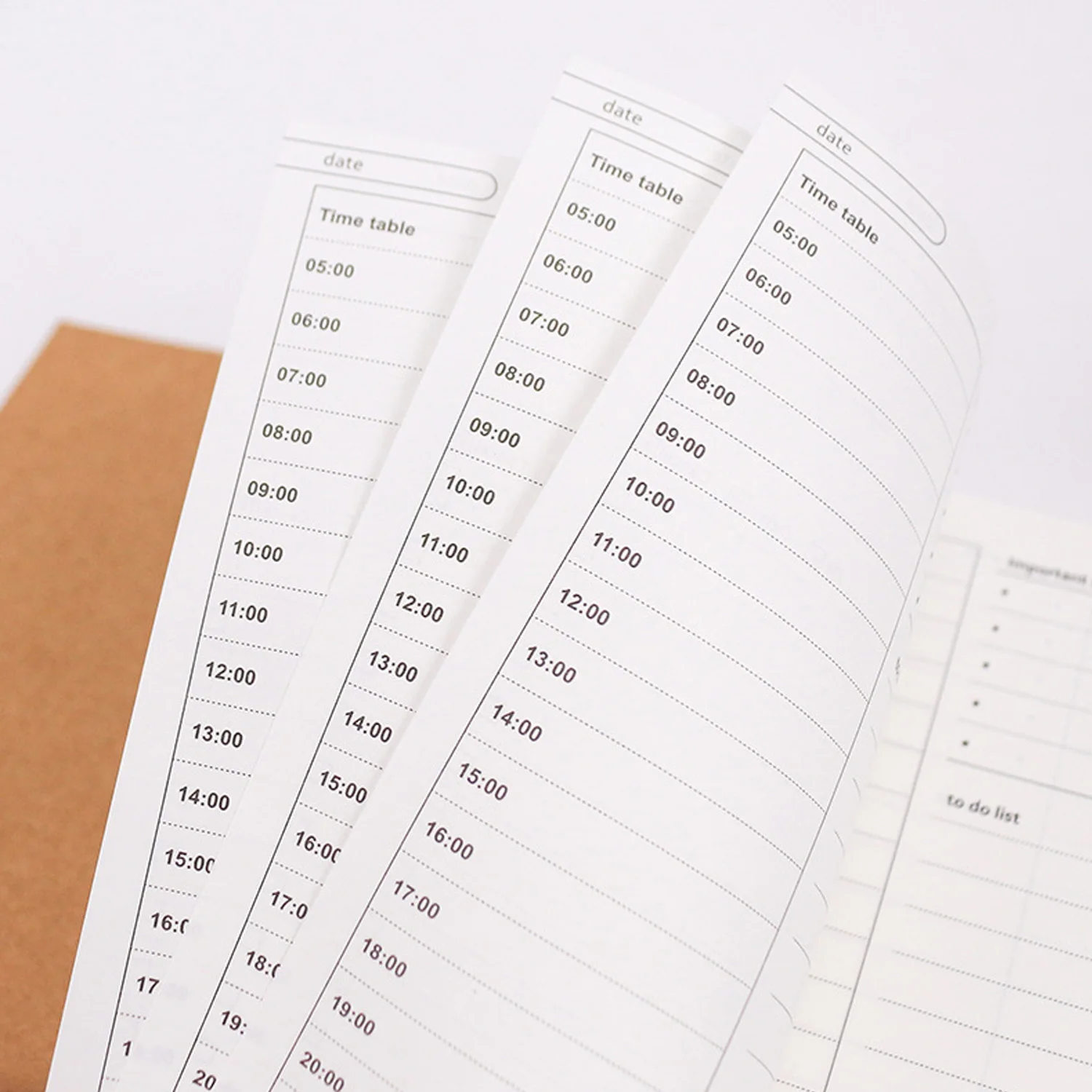 2 шт. ежедневный учебный лист руководство по времени планировщик книга с 50