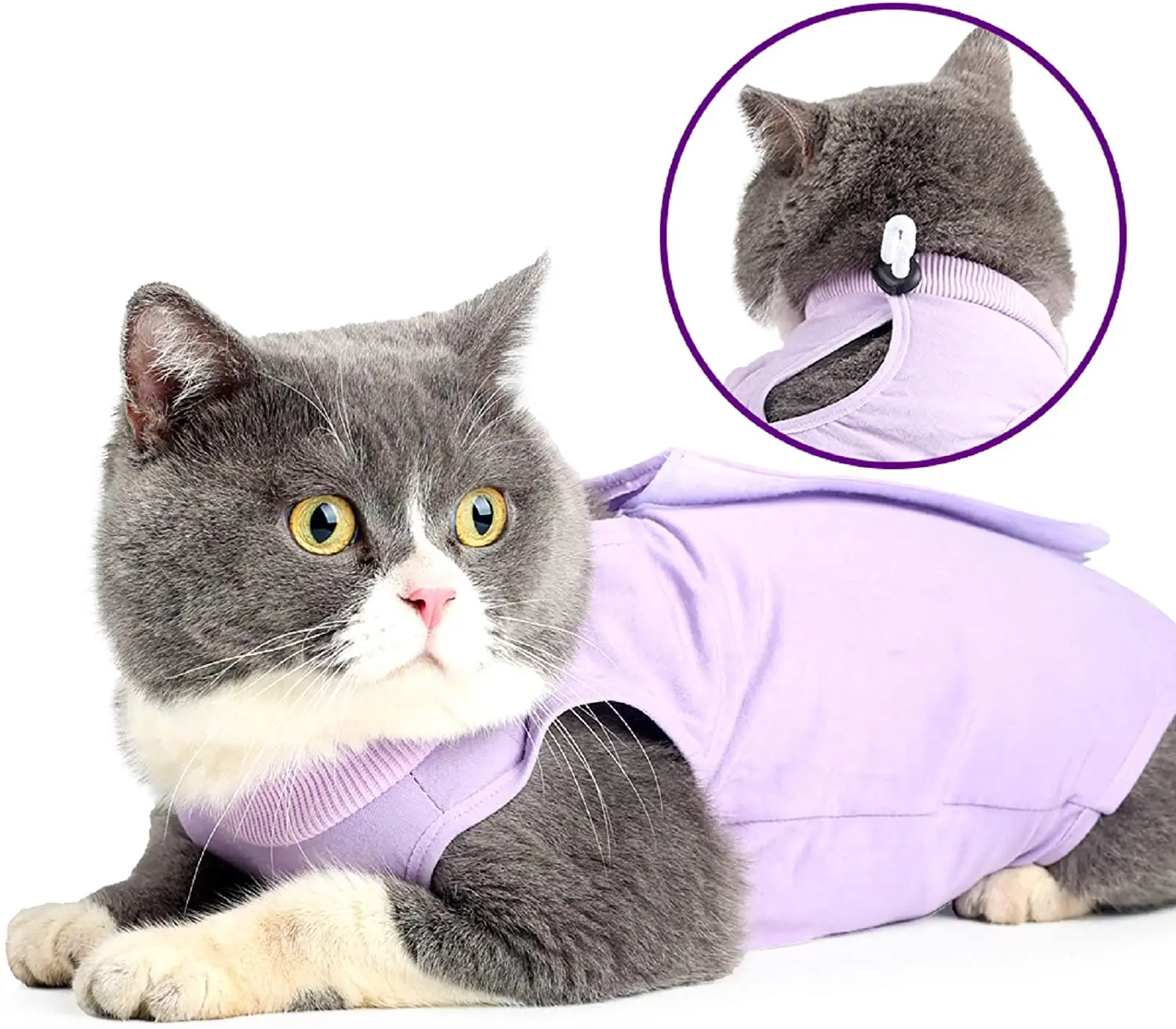 

Хирургический костюм для кошек для восстановления ран живота домашняя одежда для домашних животных Электронный ошейник альтернатива для кошек после хирургии