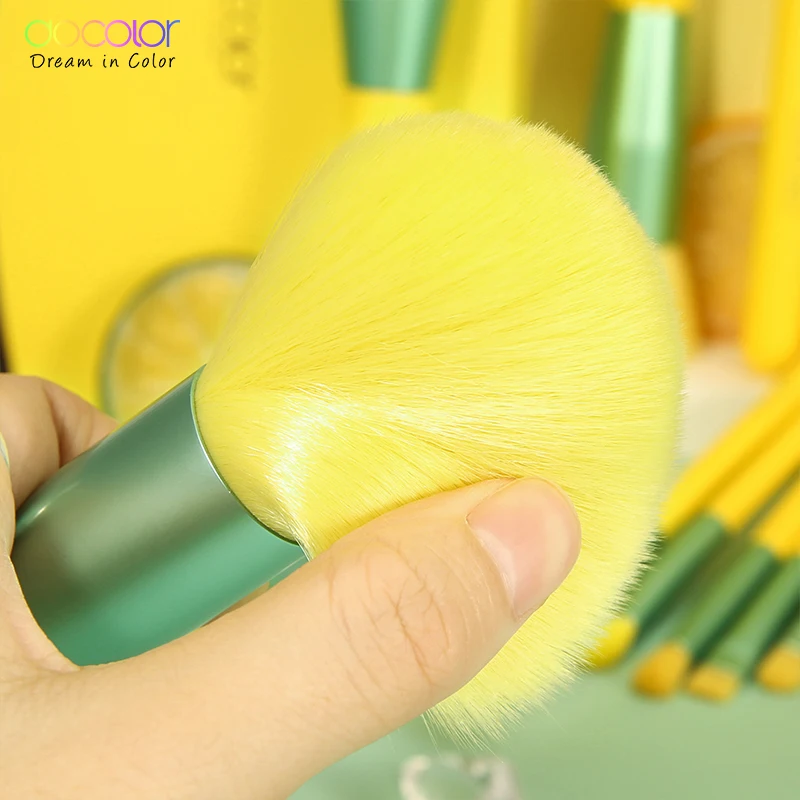 Доколор 13ПКС Кисти Для Макияжа Пудра Основа Теней Для Век Размешивание Румяна Кисть Косметика Неон Макияж