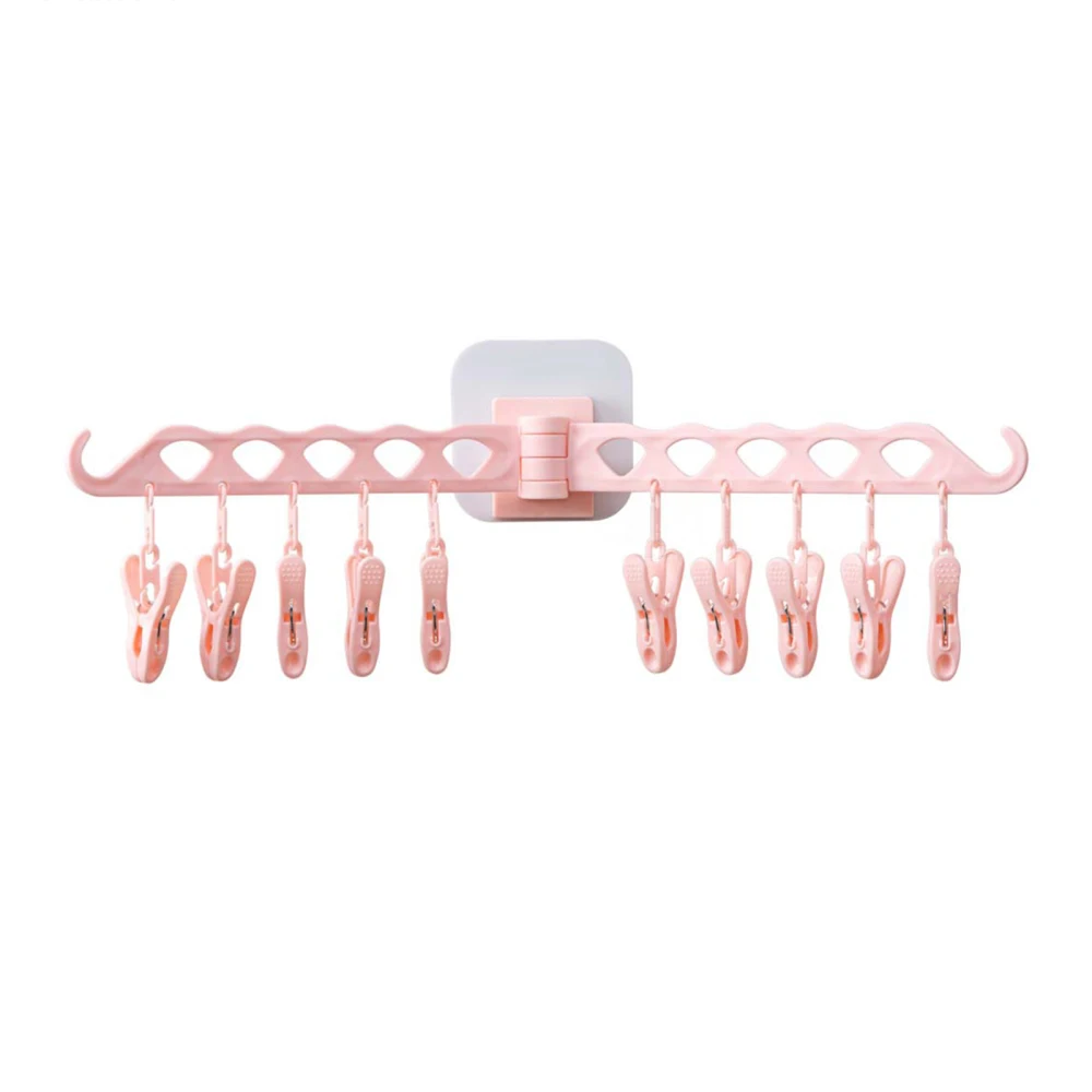 

Hanging Drying Rack Sock Clip 48x16cm White 4color Cloth Diapers Blue High-quality PVC Pink Gray Multi-clip