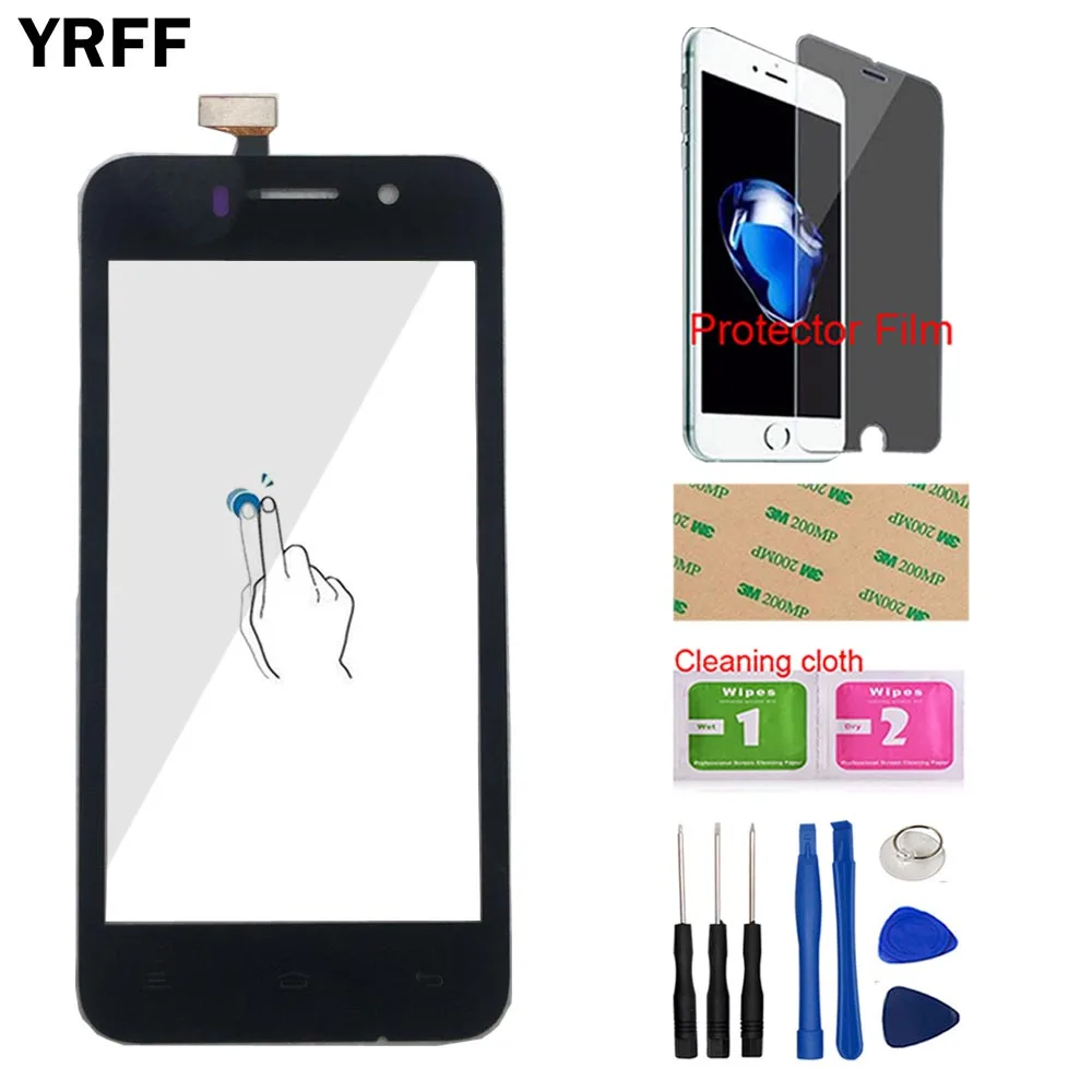 YRFF 4 5 ''Мобильная Сенсорная панель внешнее стекло для Fly IQ446 сенсорный экран