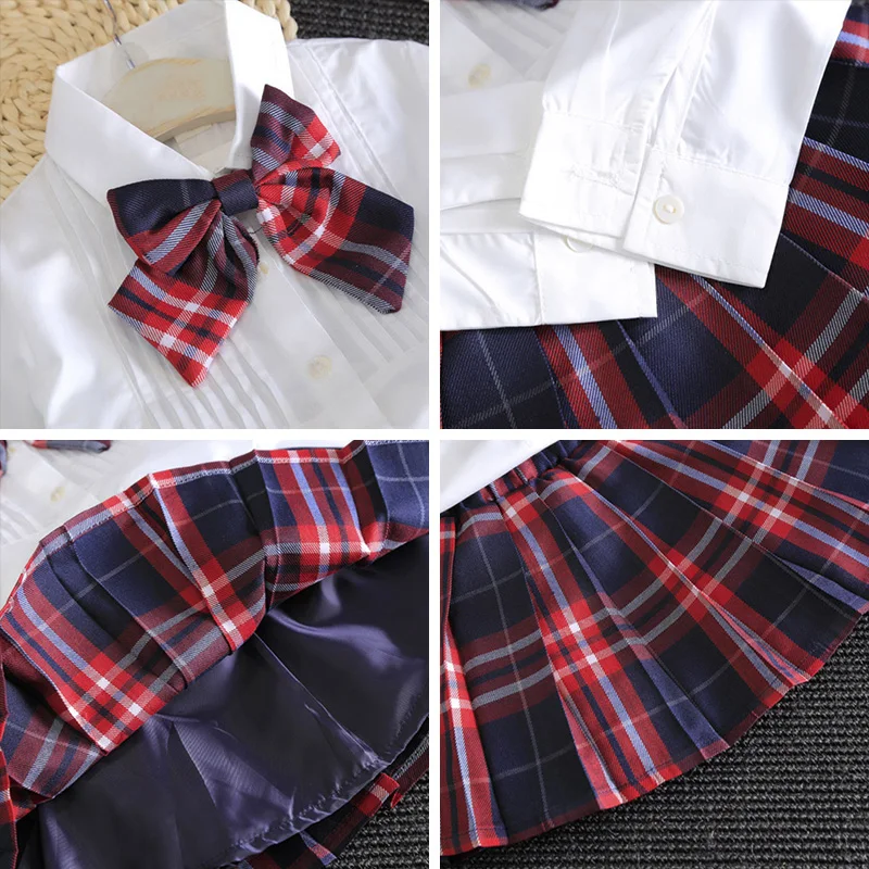 Новые рождественские наряды комплекты одежды для девочек повседневный комплект